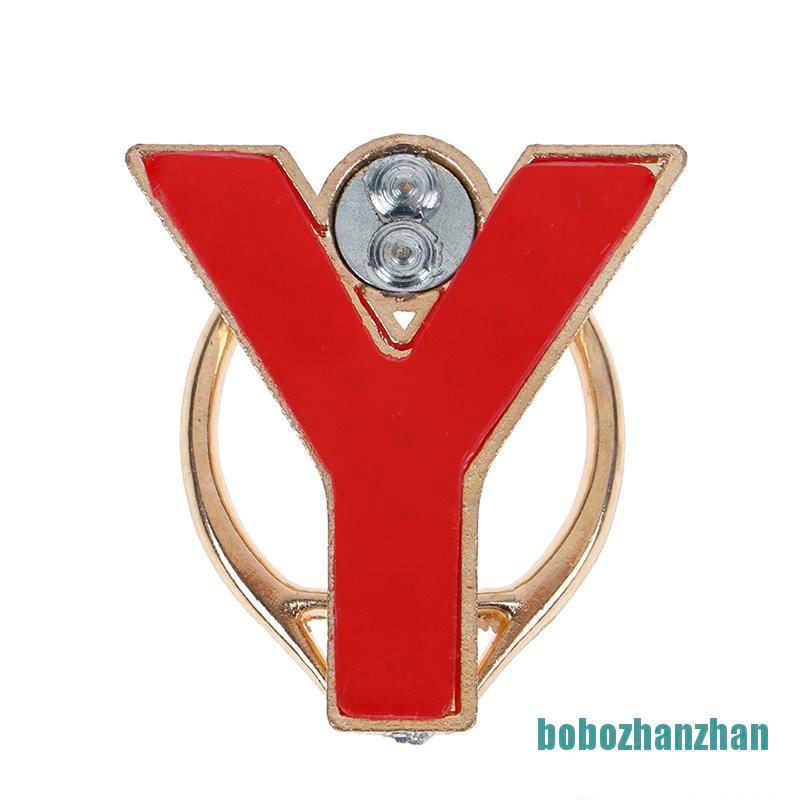 [bobozhanzhan]Diamond metal letter finger ring smartphone stand holder mobile phone holder