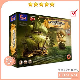 Board game-Đi tìm kho báu phần 3 Foxi-đồ chơi gia đình tương tác phát triển tư duy-kỹ năng