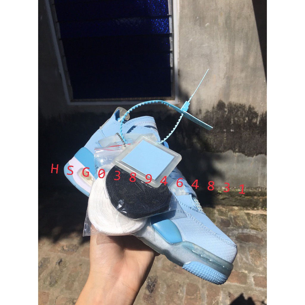 Giày J 4 retro off white kem, Xanh dương, Trắng full , Xanh Ngọc ,Giày sneaker J4 siêu hot