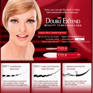 MASCARA 2 ĐẦU LÀM DÀI DẦY MI L'OREAL DOUBLE EXTEND BEAUTY TUBES