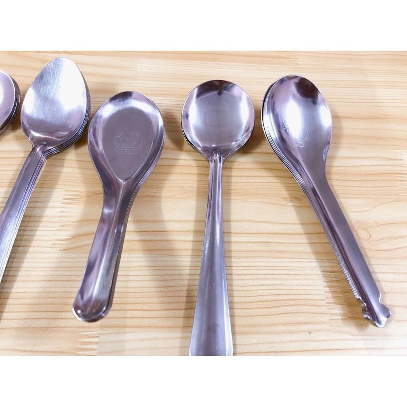 set 1 cái muỗng inox các loại giá rẻ