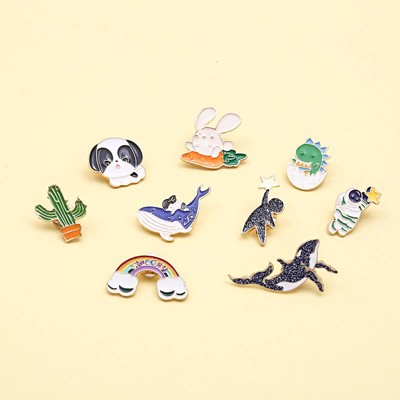 Trâm Cài Áo Sơ Mi Kiểu Hoạt Hình Nhật Bản Dễ Thương