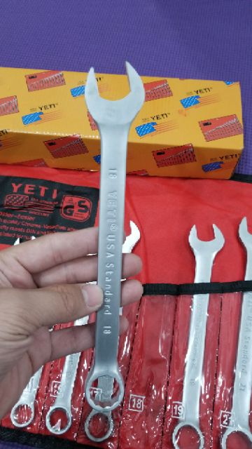 Bộ cờ lê yeti 14 cây tiêu chuẩn usa 8mm-24mm