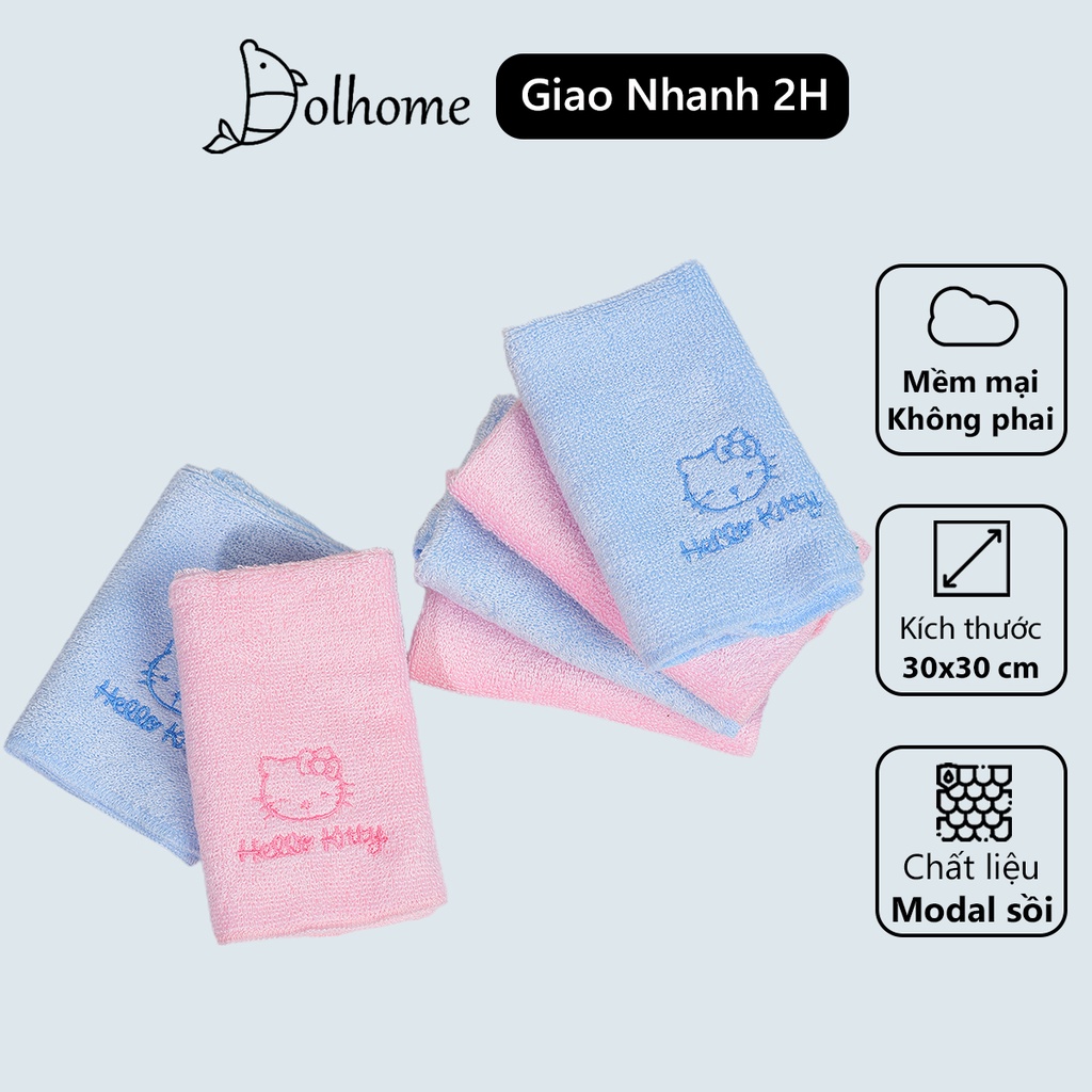 Khăn Mặt Cho Bé Chất Liệu Vải Modal Mềm Mại Kháng Khuẩn Thấm Hút Tốt - 22386