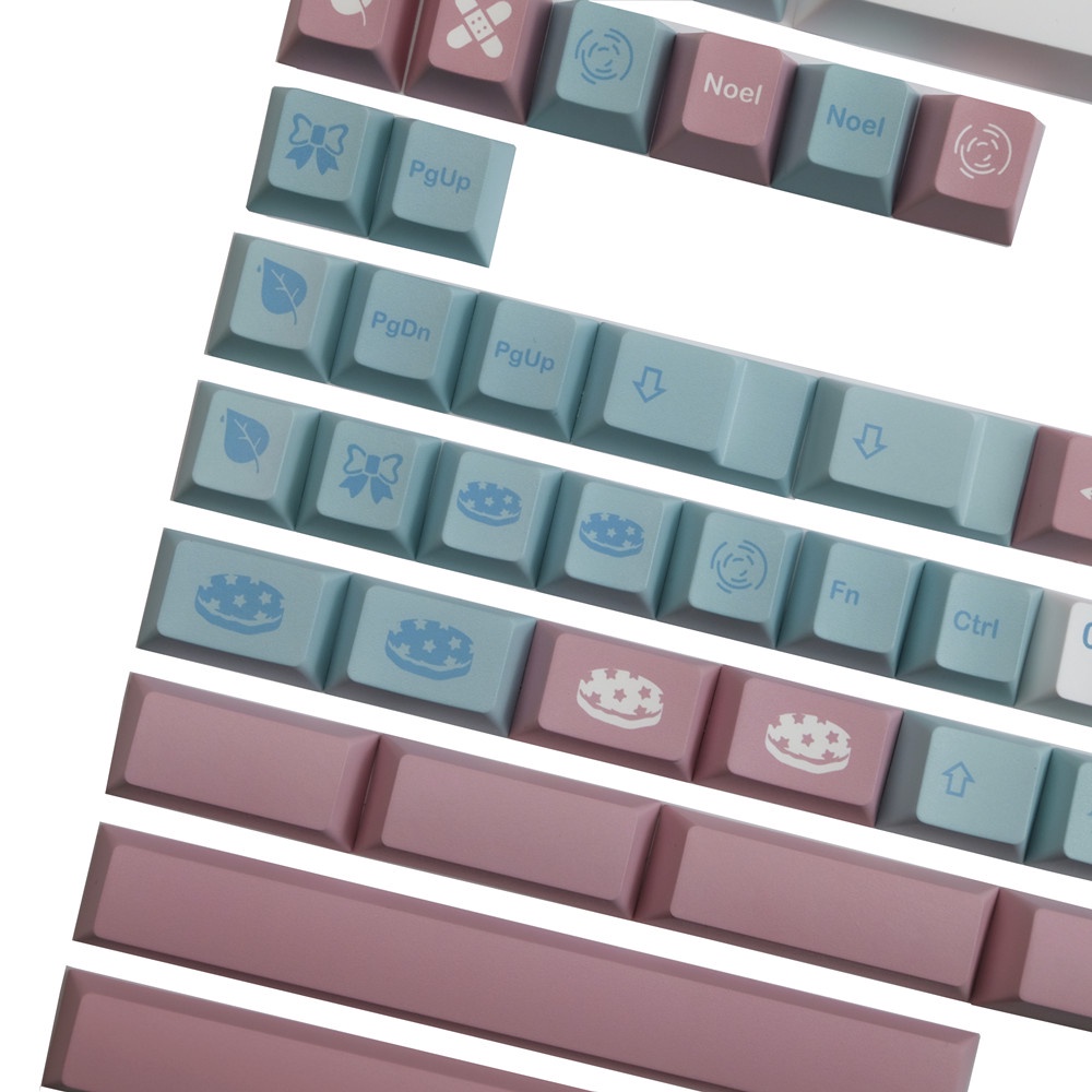GMK Noel keycaps, 140 phím keycaps Cherry Profile DYE-SUB Cá nhân hóa GMK Keycaps cho bàn phím cơ