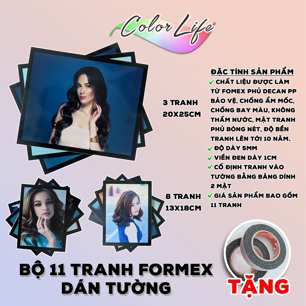 BỘ TRANH SALON TIỆM TÓC NỮ DÁN TƯỜNG TRANG TRÍ QUÁN CẮT TÓC SIÊU ĐẸP-FLTN3- ÁNH DƯƠNG