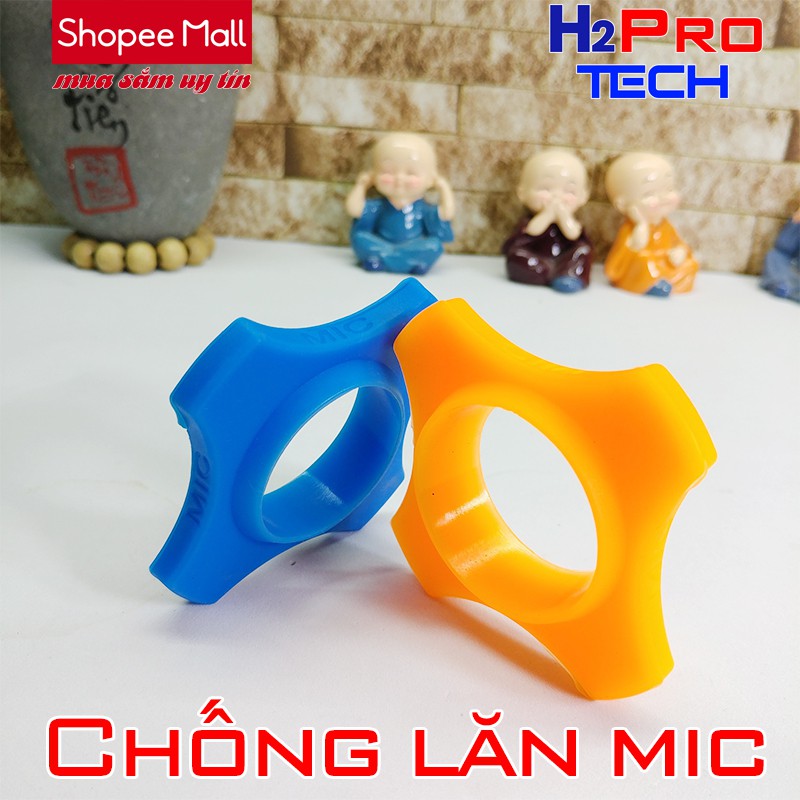 Chống lăn micro, vòng chống lăn micro cao cấp giá rẻ H2pro-silicon cao su chống sốc-màu ngẫu nhiên (giá 1 chiếc)