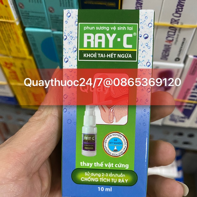 ✅RAY-C VỆ SINH TAI (10ml)