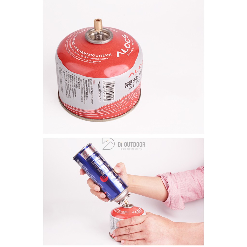 Đầu nối sang chiết gas cho bình gas maxsun