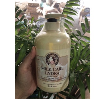 Sữa tắm con bò Milk Care Hydra 800ml