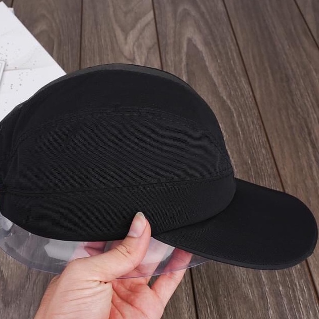 Nón Sơn chính hãng dáng không chóp dành cho nam chất liệu lưới phối da cao cấp MC169  - Hùng Nón Hiệu