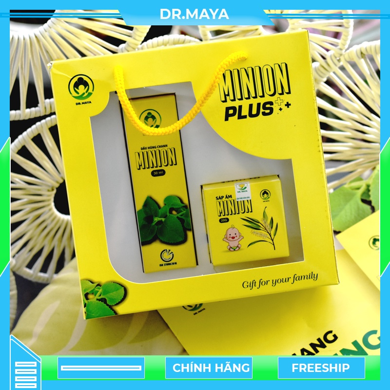 Dầu húng chanh Minion Plus 30ml tăng cường sức đề kháng - Tinh dầu húng chanh Minion Plus - hàng tốt