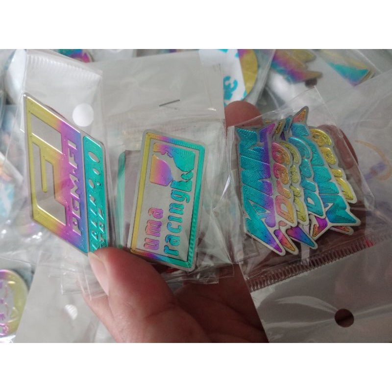 Miếng dán Titan mèo thần tài.combo 4 cái.