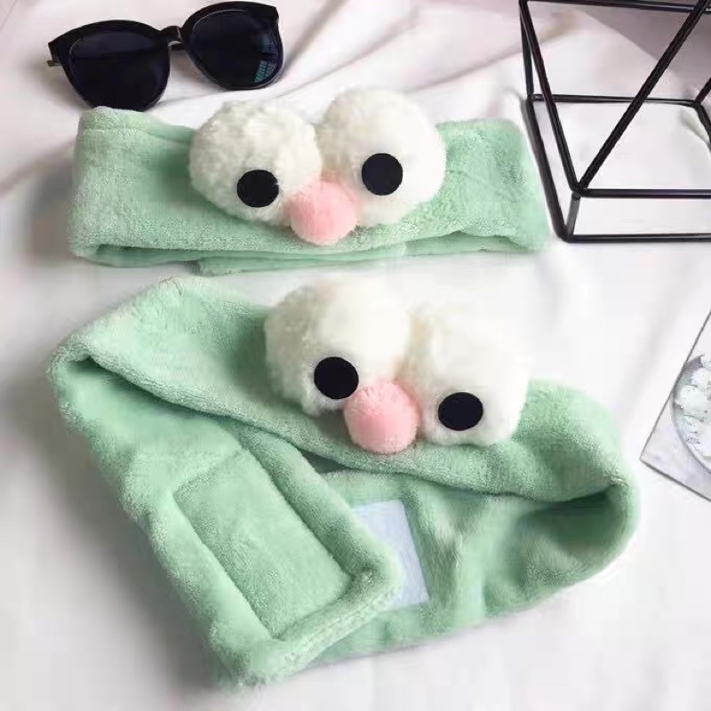 Băng đô cài tóc rửa mặt cho nam nữ dụng cụ phụ kiện trang điểm makeup