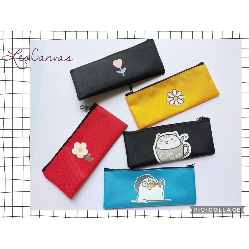 Bóp ví đựng bút nhiều hình cute