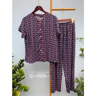 Đồ bộ lanh hàng cộc tay cho bà cho mẹ