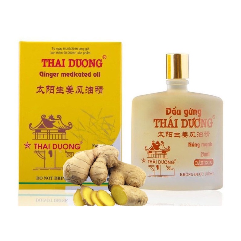 DẦU GỪNG THÁI DƯƠNG  - HÀNG CHÍNH HÃNG