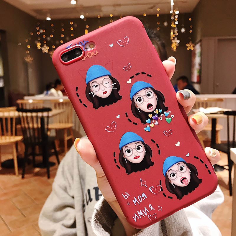 Ốp lưng hình mèo xinh xắn cho điện thoại iPhone 8 7 6s 6 x XR XS Max Plus | BigBuy360 - bigbuy360.vn