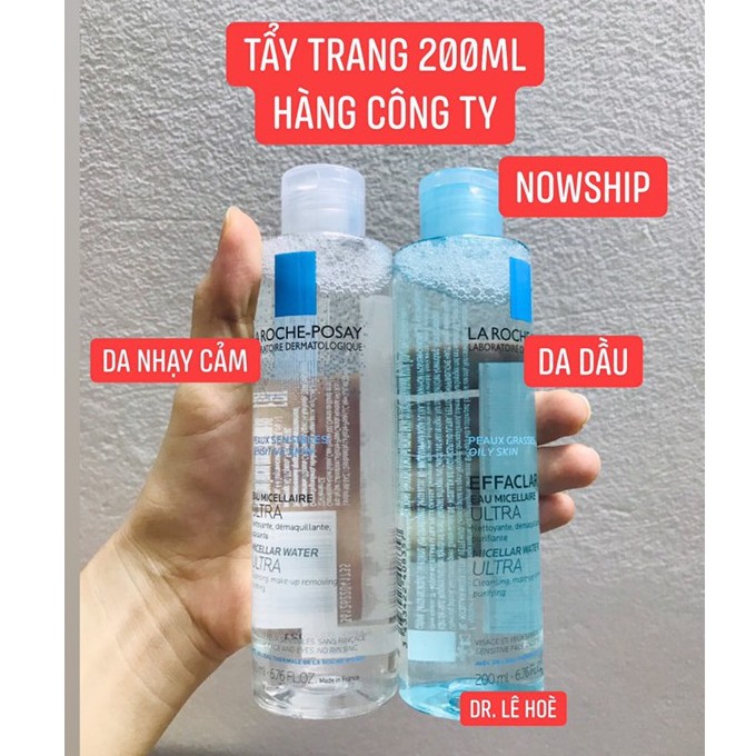 Tẩy trang Larocheposay 200ml