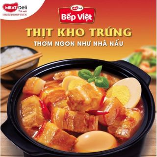 THỊT KHO TRỨNG MEAT Deli BẾP VIỆT Hộp 700gr
