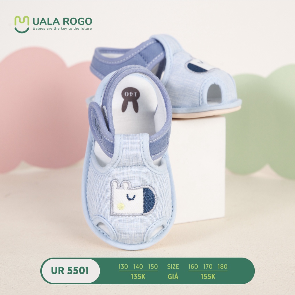 UALA ROGO-Giày tập đi chó snoppy chuẩn y khoa đế cao su non chống trơn trượt bé trai bé gái siêu mềm nhẹ