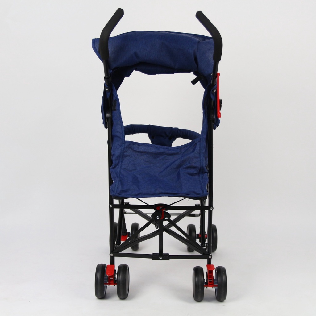 Xe đẩy siêu nhẹ, siêu thoáng, siêu bền chống tia UV gấp gọn hình ô Mastela MSTL605 màu Xanh Lam