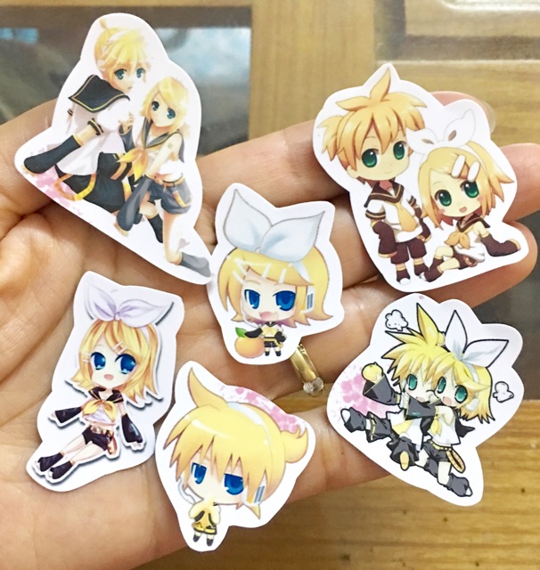 Sticker rinlen bóc dán combo 20-50 cái khác nhau