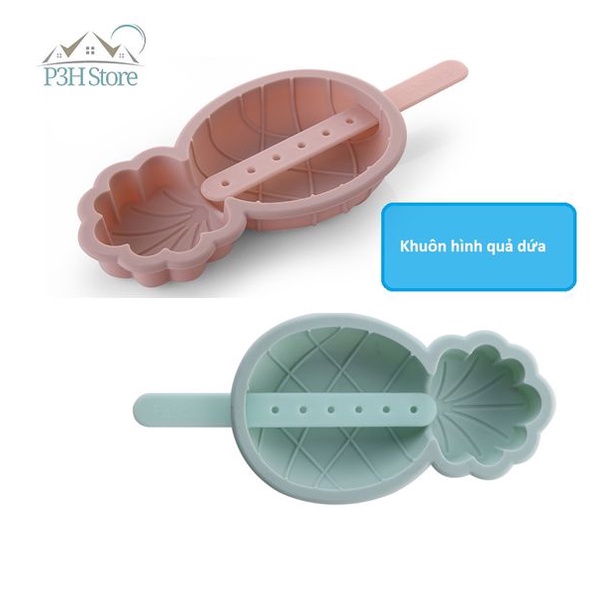 Khuôn làm kem Silicone loại lớn có nắp đậy Fasola RY-265