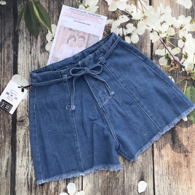 [ Mã FAMAYWA giảm 10K đơn 50K] Quần Short Bò Buộc Dây siêu đẹp | BigBuy360 - bigbuy360.vn