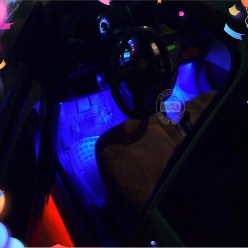 💖Hàng Siêu Cấp💖 Bộ Đèn LED chiếu sáng trang trí gầm ghế, chân thắng, ô tô 206138
