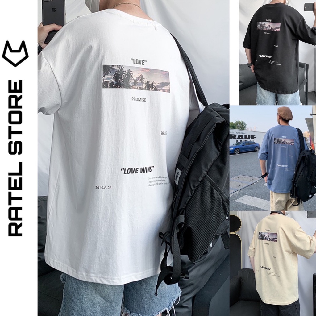 Áo Thun Local Brand T-Shirt Nam Nữ Love Win Unisex Form Rộng Hot Trend