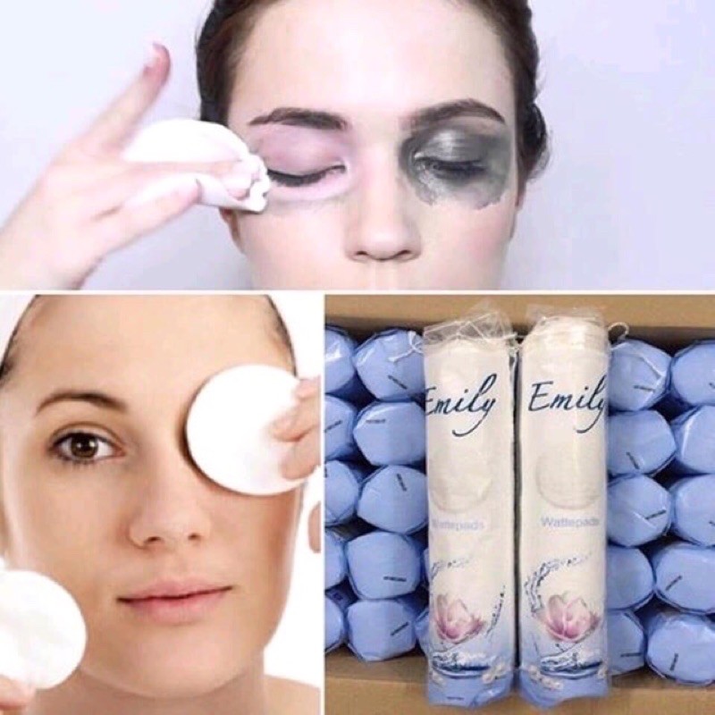 [ Chính hãng] Bông tẩy trang ⚓ EMILY ĐỨC⚓️ 💦 tự nhiên an toàn cho da, dai không bị mủn | BigBuy360 - bigbuy360.vn