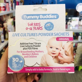 Men vi sinh Tummy Buddies 15g hộp 30 gói Anh Quốc