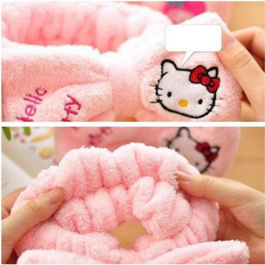 Băng đô giữ tóc XIAODUOJIAJU hình Hello Kitty dễ thương