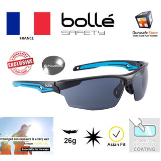 Kính bảo hộ chống phân cực TRYON POLARISED TRYOPOL Safety Glasses (kèm túi pouch Bolle và hộp chống sốc)