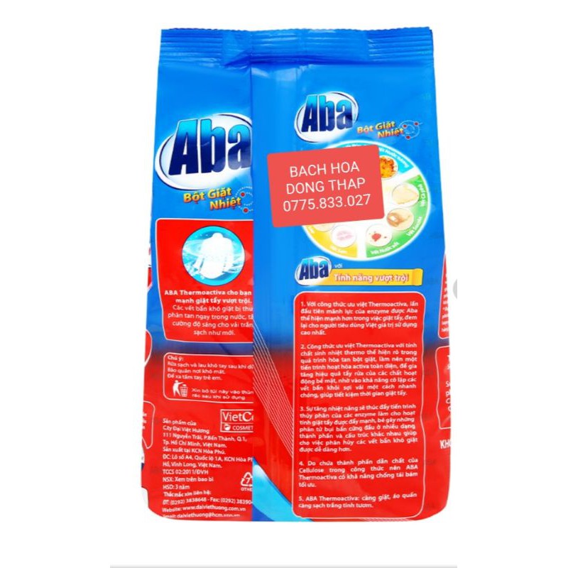 Bột giặt nhiệt ABA 400gr , 770gr