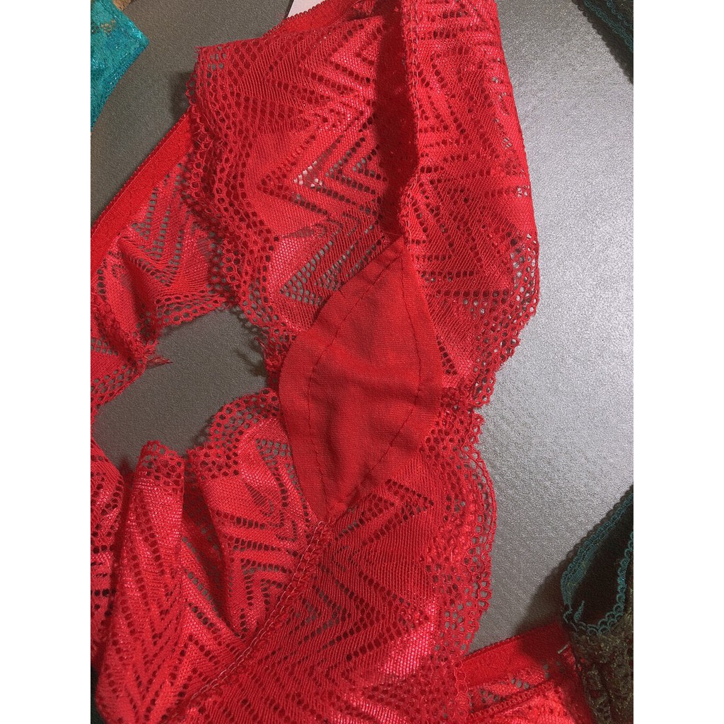 Quần Lót Ren Cạp Thấp Jacquard Sexy