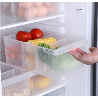 Khay Đựng Thực Phẩm Chia Ngăn Cho Tủ Lạnh