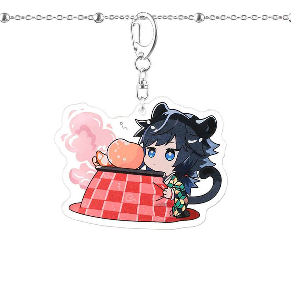 Mmluck Móc Khóa Hình Demon Slayer Kimetsu No Yaiba Thu Nhỏ Inosuke Giyuu