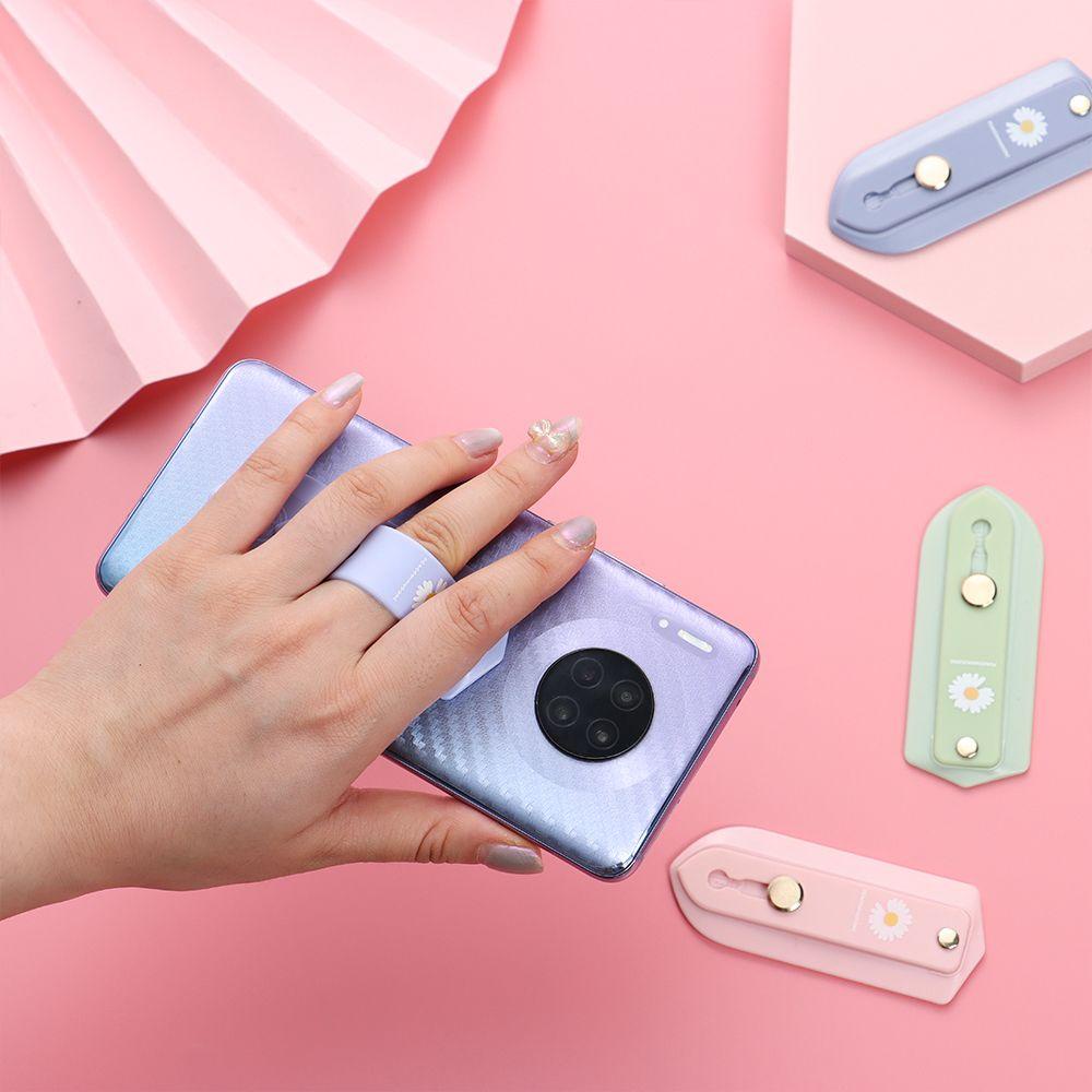 Giá Đỡ Điện Thoại Hình Hoa Cúc Màu Cầu Vồng Thiết Kế Nhỏ Gọn Xinh Xắn