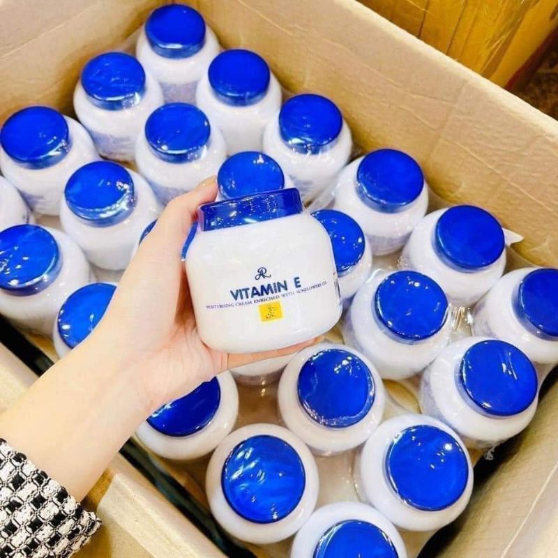 Kem Vitamin E Thái, Kem Vitmin E Chính Hãng Giúp Dưỡng Ẩm Trắng Da 200g - Mỹ Phẩm Hân Trinh