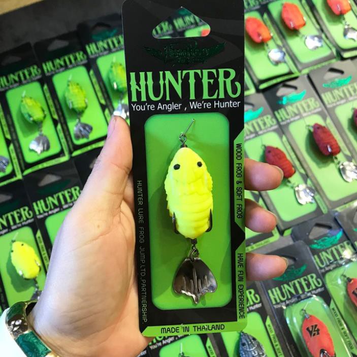 MỒI CÂU LURE V4 HUNTER CỦA THÁI LAN ĐỦ MÀU CHUYÊN LURE CÁ LÓC -CÁ QUẢ -CÁ CHẼM DÀI 3.8CM NẶNG 7GRAM