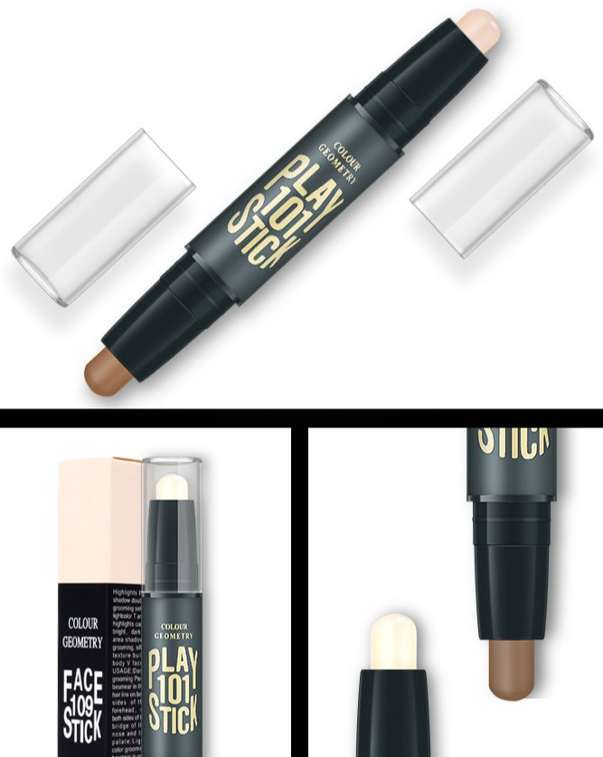 Ready Stock Contour Stick Highlighter Double-headed Dual-use Concealer Shadow | BigBuy360 - bigbuy360.vn