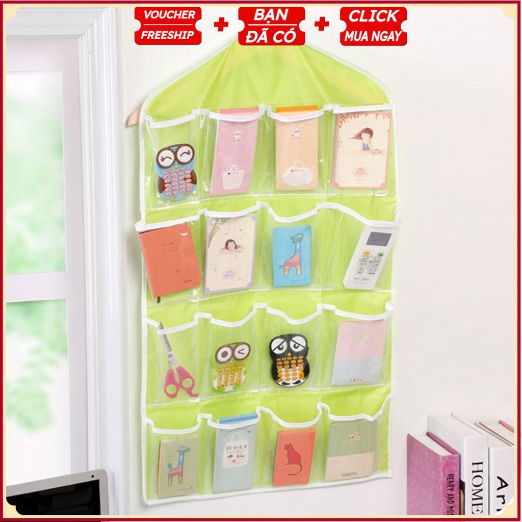 Sỉ Lô 5 Túi Treo 16 Ngăn + 5 Móc Treo Đồ K6 (Hình Đẹp)