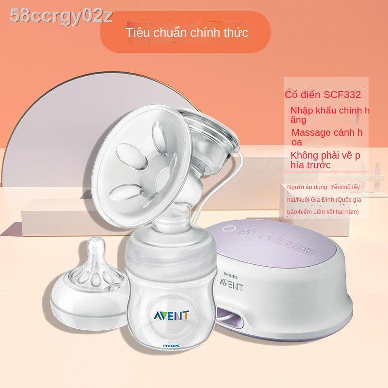 ⊕ ( rẻ mà chất lượng)☽♙Máy hút sữa bằng điện Philips Avent 332 Máy hút sữa bằng tay mát xa bằng tay cho mẹ đơn phương SC