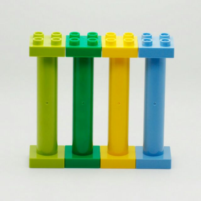 Hãng gorock - Chi tiết Trụ nhà,Trụ nâng tầng  tương thích lego duplo