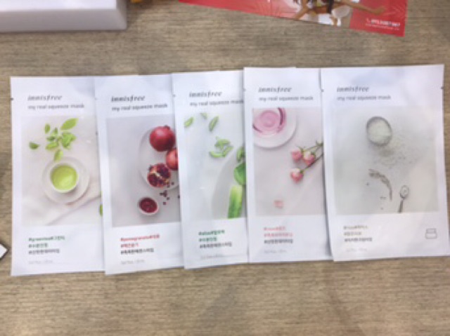 mặt nạ giấy Innisfree It's Real Squeeze Mask