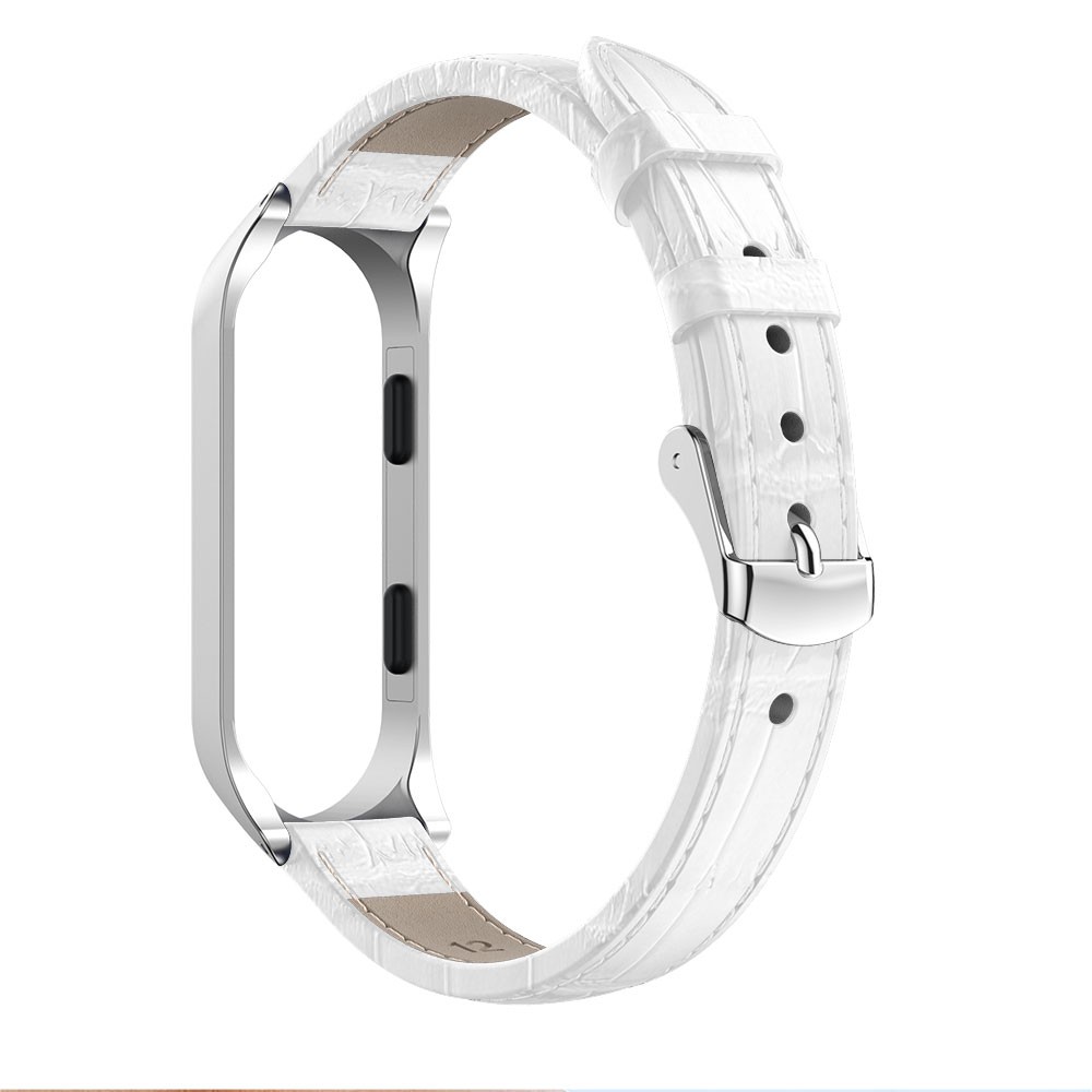 Dây Đeo Thay Thế Chất Liệu Da Mềm Cho Xiaomi Mi Band 6 / 5 / 4 / 3