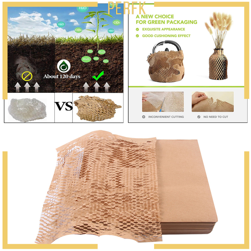 [Perfk] Set 100 Giấy Gói Quà Hình Tổ Ong