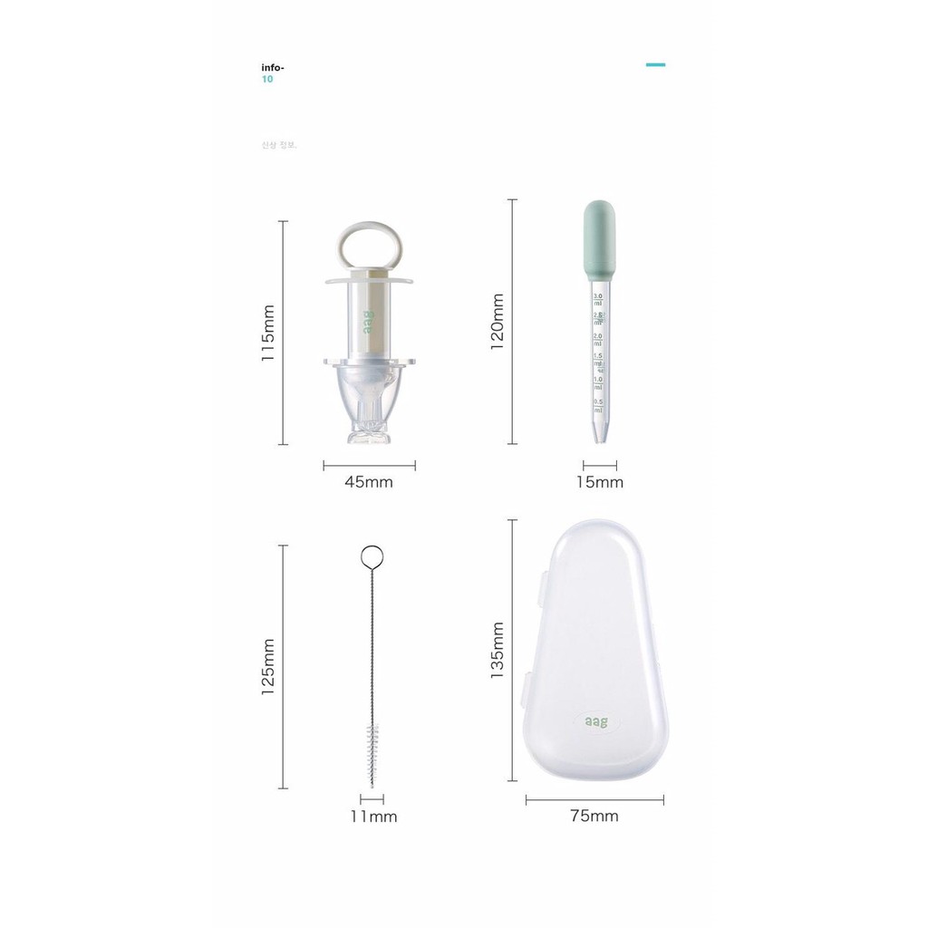 BỘ DỤNG CỤ HỖ TRỢ UỐNG THUỐC AAG MODEL 321